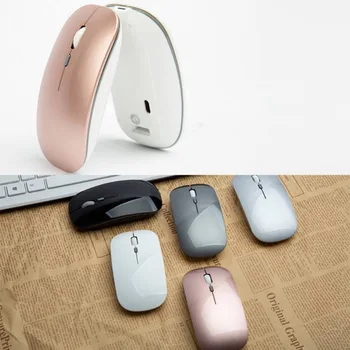 

1600 DPI Wireless Bluetooth mute mouse charging mouse for Andrews system win system Tablet PC Notebook Hot
