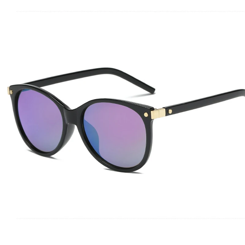 DIGUYAO, винтажные роскошные женские солнцезащитные очки, яркие цвета, линзы, очки, классические, Ретро стиль, для улицы, Oculos De Sol Feminino UV400 - Цвет линз: Black---Purple