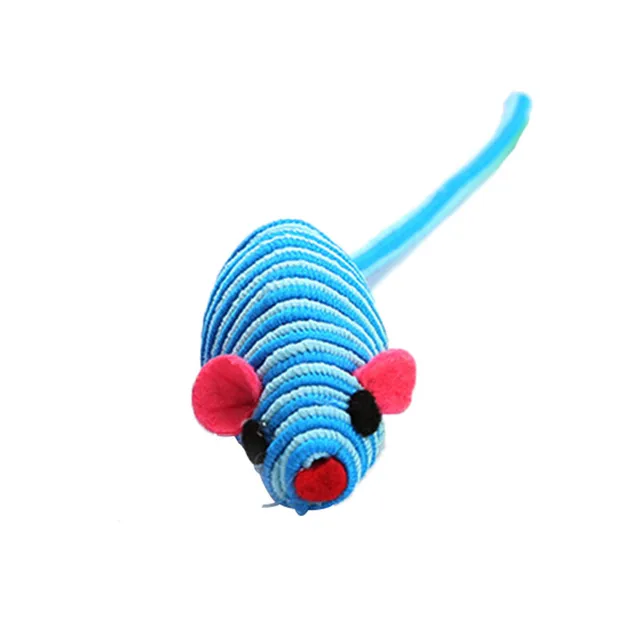 Drop Shipping Cat Mouse Toy Interactive Rope Mice Cats Toys Fun Play