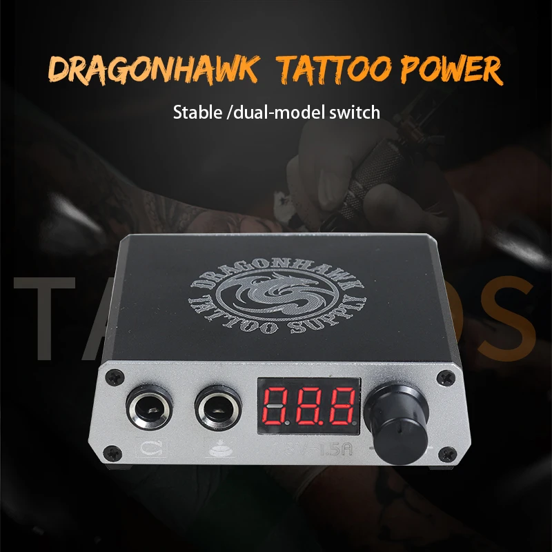 Dragonhawk татуировки Полный татуировки Поворотные пистолеты картридж иглы черный пигмент набор