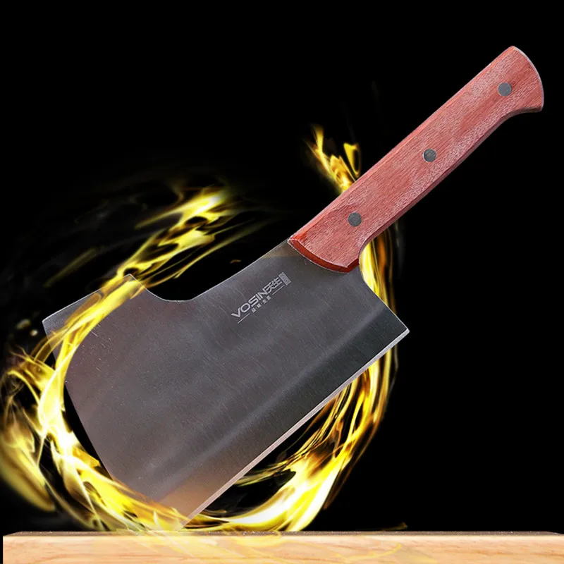 Brezplačna dostava VOSIN 4Cr13 Mov kovana kuhinja Professional Chef Chop Kostni nož Gospodinjski rez Kostni noži Večfunkcijski nož