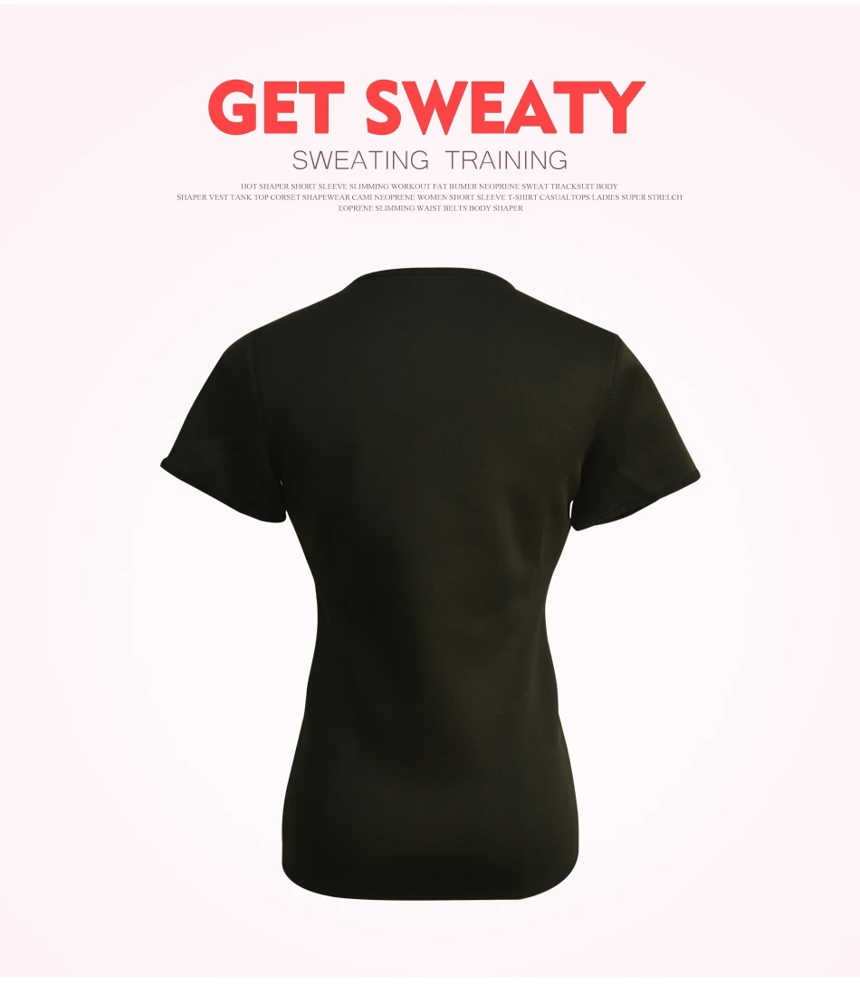 Женское неопреновое Пот Сауна Body Shaper супер топ из эластичного материала для сжигания жира на талии тренер футболка для тренировок девчачье Горячие моделирующее белье