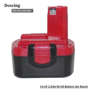 

Doscing 2000mAh 14.4V NI-CD Replacement Battery for Bosch 14.4V Power tools Battery BAT038 BAT140 BAT159 BAT040 BAT041