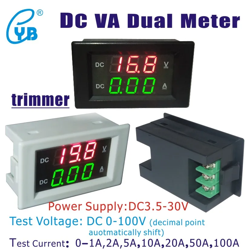 DC3.5VCar Waterproof Digital Panel Voltmeter Waterproof Dustproof 1s//time Update