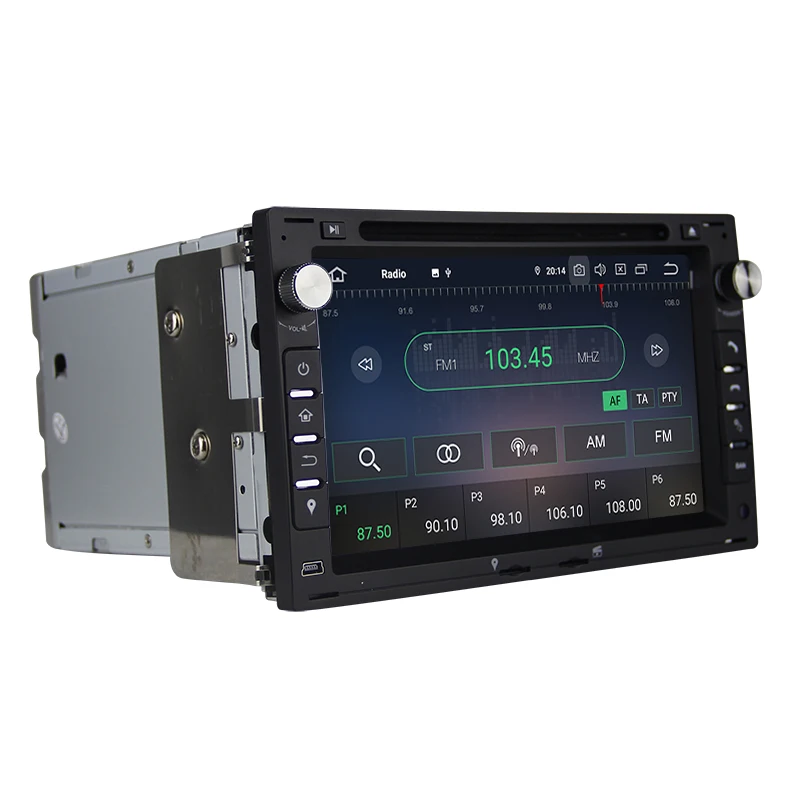 Cheap KSAOTU 7" DAB+ 4G Android 9.0 Car DVD Player SD GPS for VW Golf Passat Polo Bora Seat Peugeot 307 2