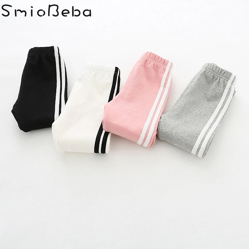 New Toddler Baby Girls Kids Skinny Pants Cute Striped Print Stretchy Warm Leggings Kids Autumn Keep Warm Newborn Sport Boys Pant (9)