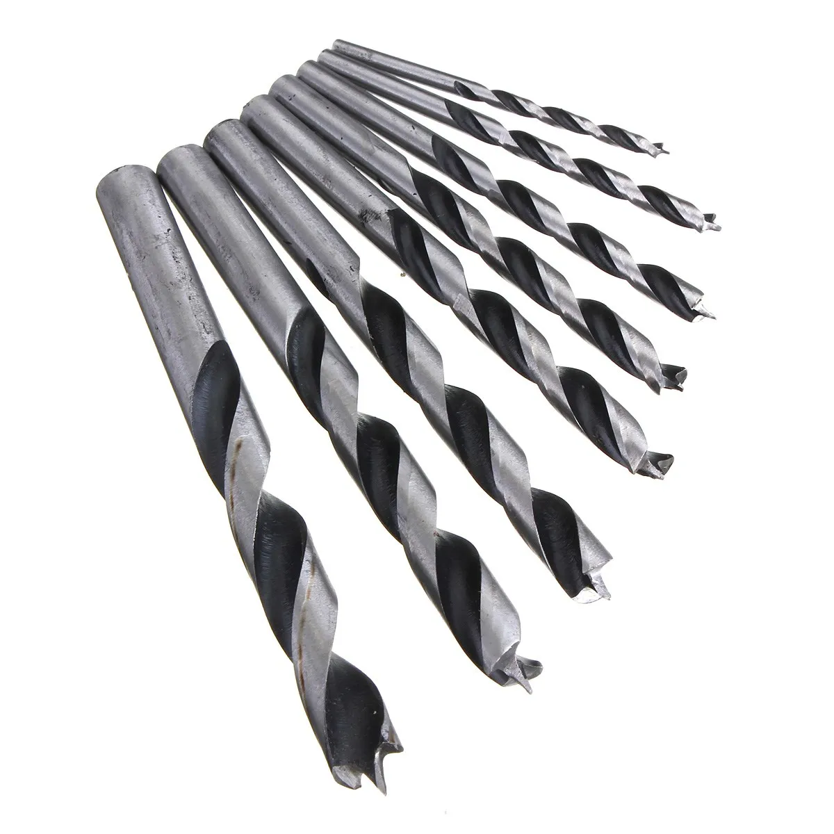 

Top Quality 8PCS/set High Speed Steel Twist Drill Bits 3mm-10mm for Woodworking Metal Power Tools Wood Drilling Wholesale Price