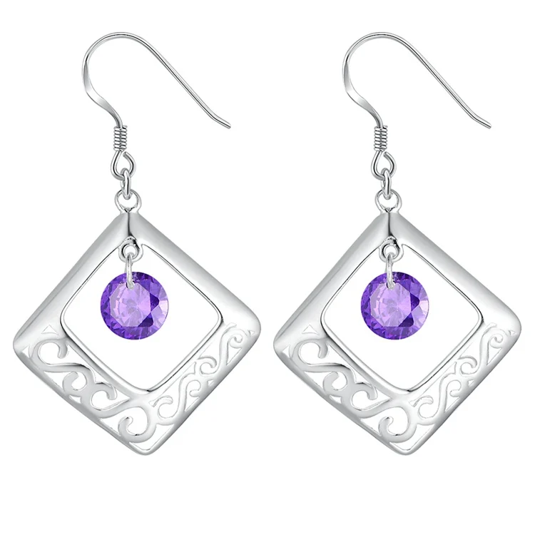 

Fashion jewelry earrings women Jewelry earring silver WE-090