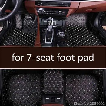 

Custom 7-seat foot pad for All Models FOR AUDI Q7 BMW X5 E70/F15 FORD F-150 HYUNDAI Veracruz JEEP Commander auto floor mat