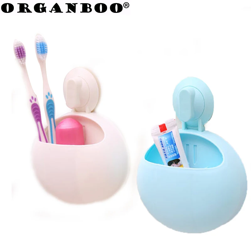 1Pc Bathroom Accessories Plastic Toothbrush Holder Toothpaste Paste