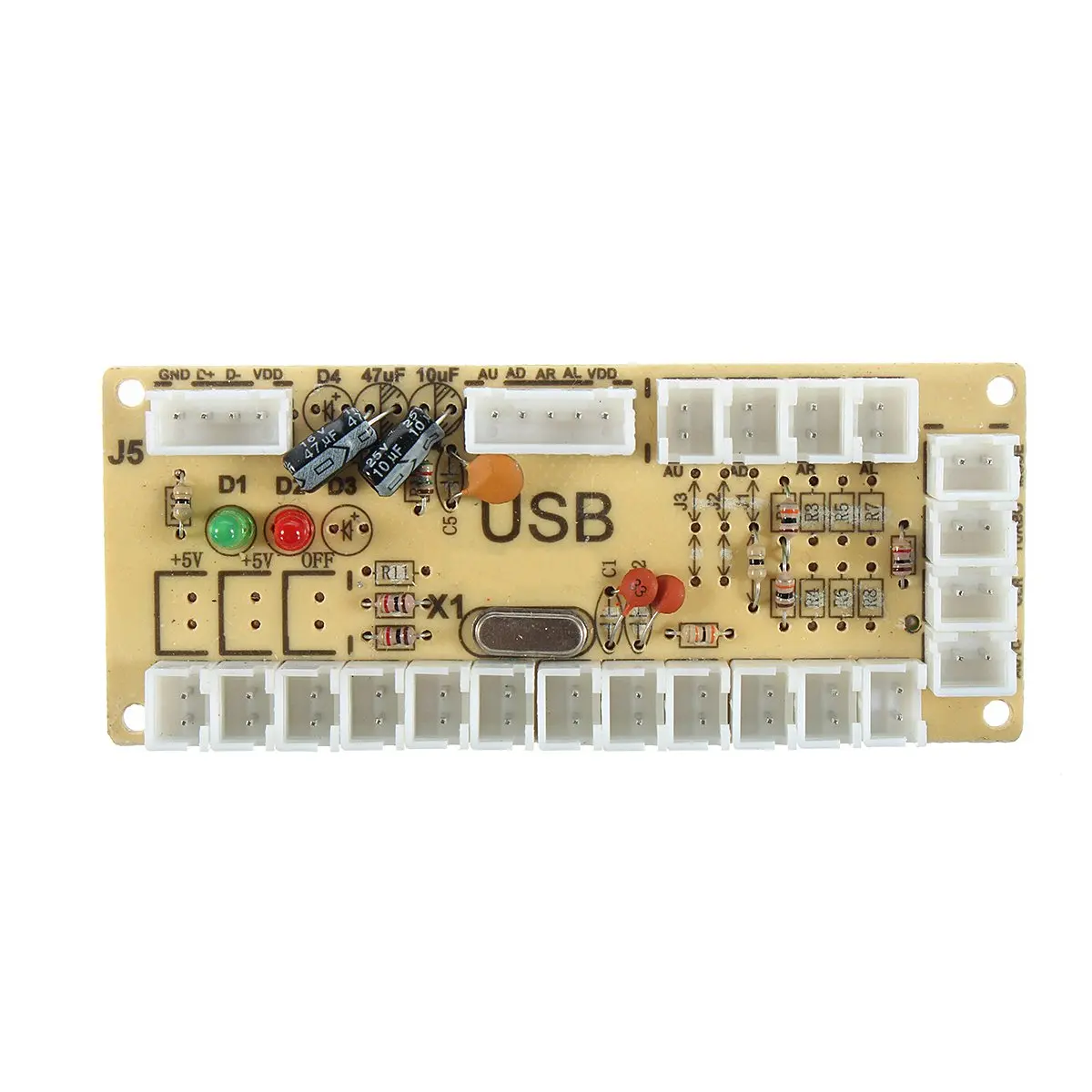 Zero Delay Arcade Джойстик DIY светодиодный USB энкодер + ДЖОЙСТИК блестящие кнопки кабели