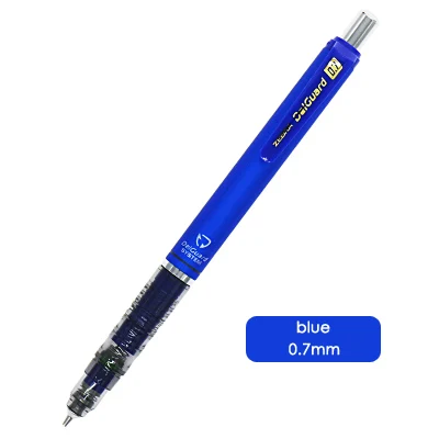 JIANWU 1pcs zebra DelGuard Anti breaking core Mechanical pencil High-quality Propelling pencil School supplies MA85 - Цвет: 07blue