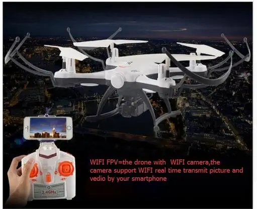 Радиоуправляемый Дрон M7 с Wi Fi fpv 2 4 ГГц канала 6 осей камерой квадрокоптер