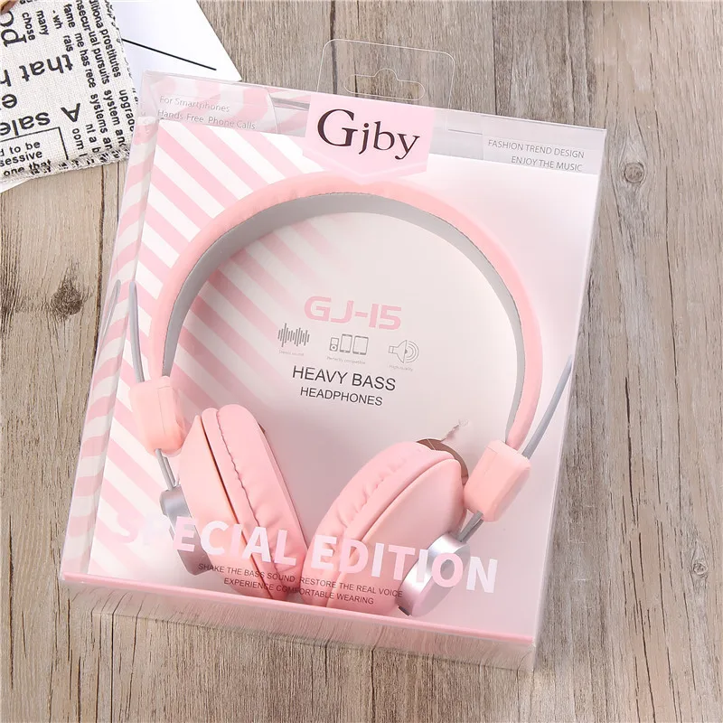 

QearFun GJ-15 Wired Headset Earphone With Microphone Computer Gaming Headphone 3.5mm AUX For MP3 4 PC Game Player Mobile Phone