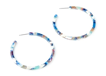 

Acetate Earring Post Charms - Tortoise Shell Earrings - circle Shaped Stud - 6pcs/lot - 50.8x50.8mm x 2.79mm - AC1172