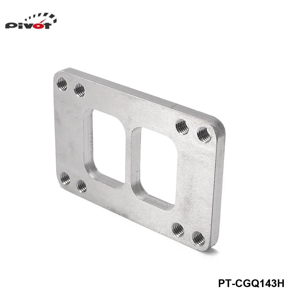 Turbo Manifold Flange SS Steel adapter T6 To T4 Divided Exhaust TK