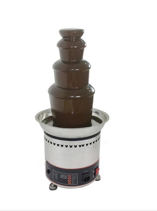 Commercial 4 Tiers Chocolate Fountain Machine Hot pot Waterfall Machine 220V 110V Electric Chocolate Fonduce