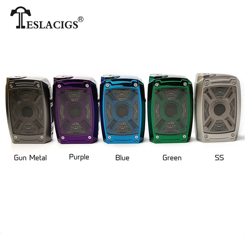

Original Teslacigs Tesla XT 220W box Mod Powered by dual 18650 batteries with fantastic flash effect electronic cigarettes mod