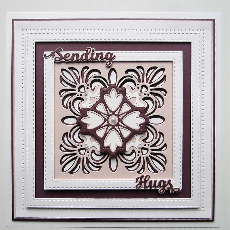 

Sending Hugs Phrase Metal Cutting Dies for DIY Scrapbooking Album Embossing Paper Cards Making Crafts Supplies 2019 New Diecuts