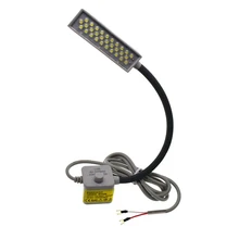 30 LED bulbs multi-task work/table lamp desk light silicone gooseneck magnetic base terminal plug AC110~240V dimmer led lighting