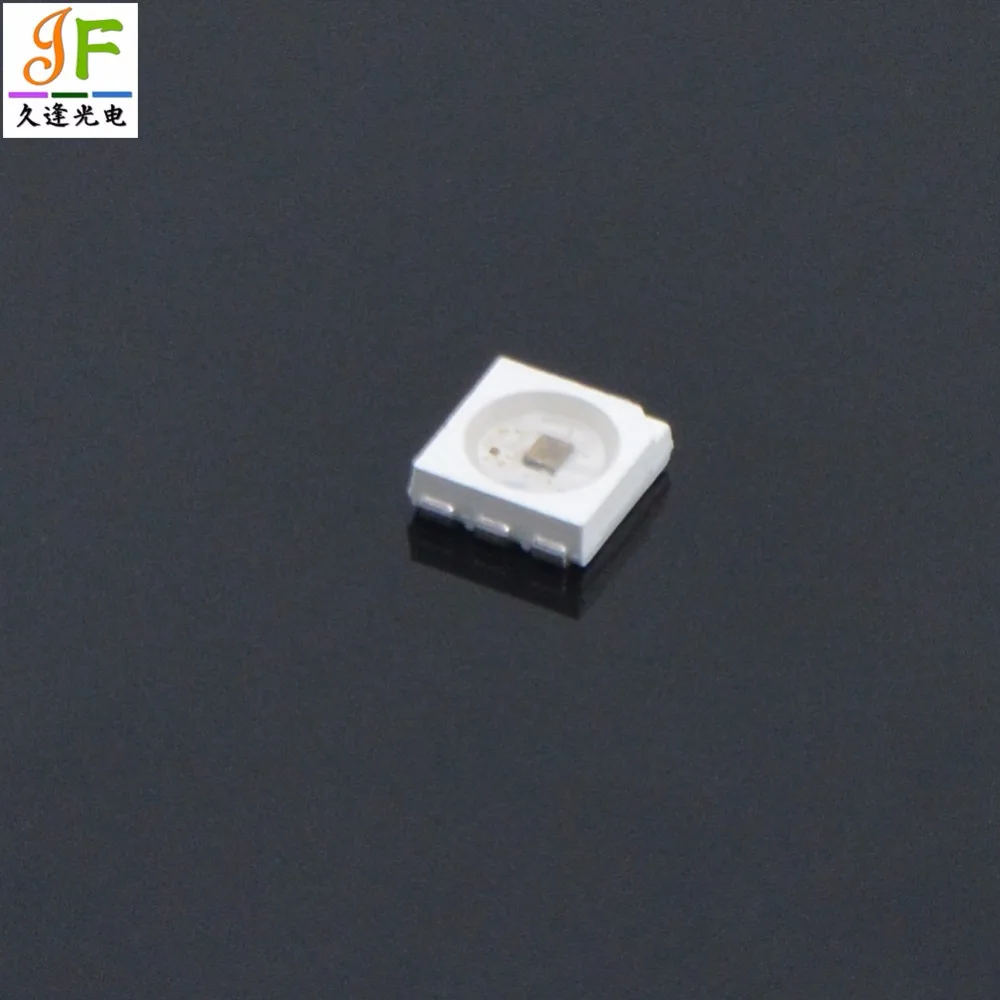 Светодиодные чипы SK9822 10 ~ 1000 шт. 6 штырьков встроенный SMD 5050 RGB цвет для полосы