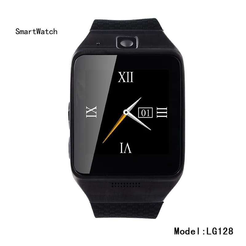 

LG128 Smart Watch wearable with NFC,upport SIM Card 1.3mp Camera Remote Capture Monitor Waterproof Wristwatch bluetooth watch