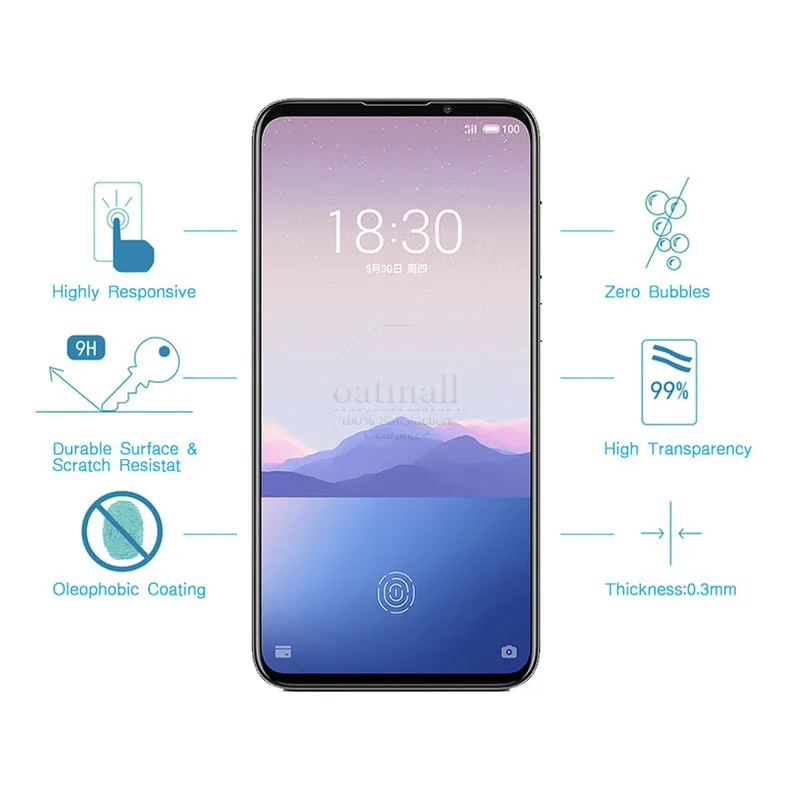 2 шт Полное покрытие закаленное стекло для Meizu 16Xs стекло Защитная пленка для Meizu 16 Xs защитное стекло