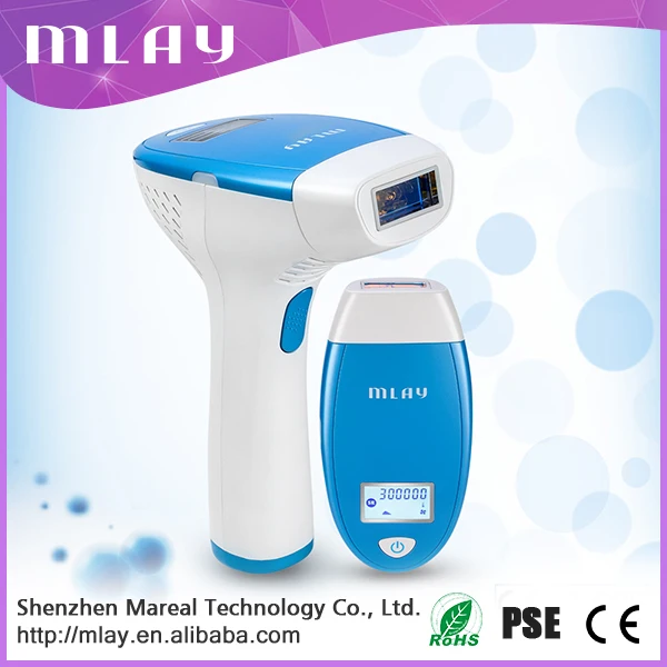 

MLAY Portable CE ROHS PSE Best epilator for face and body removal hair with three changeable bullets 300 000 flashes