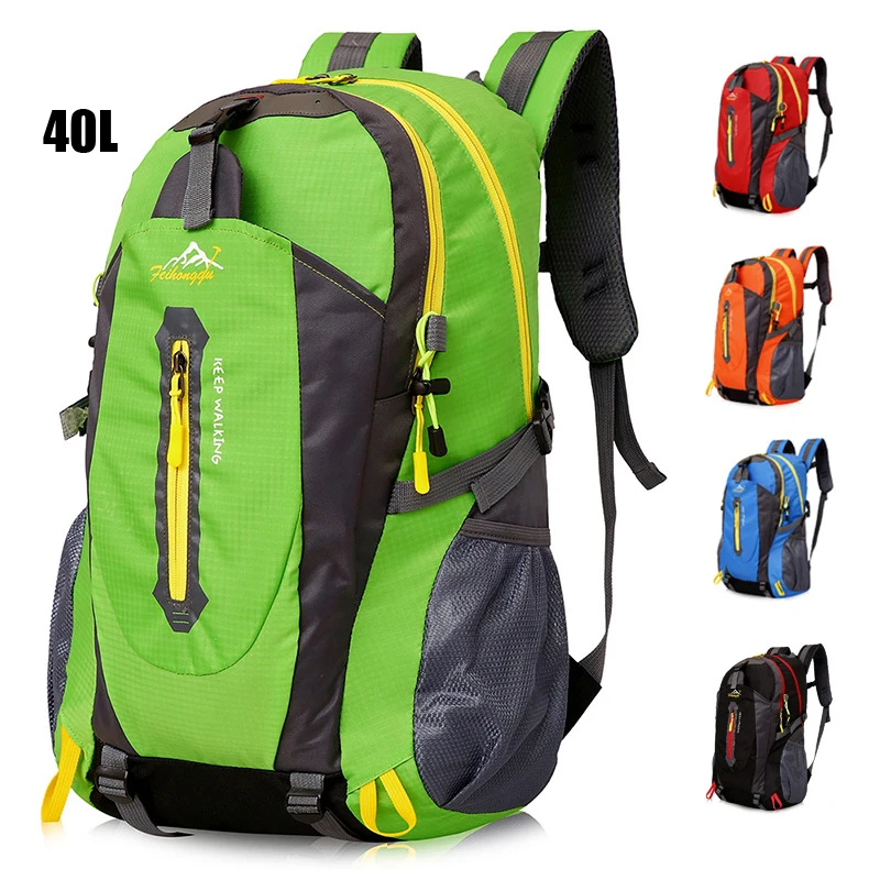 

40L Waterproof Travel Double Shoulder Bag Female Outdoor Bag Male Student Sports Backpack Military Tactical Backpack for Camping