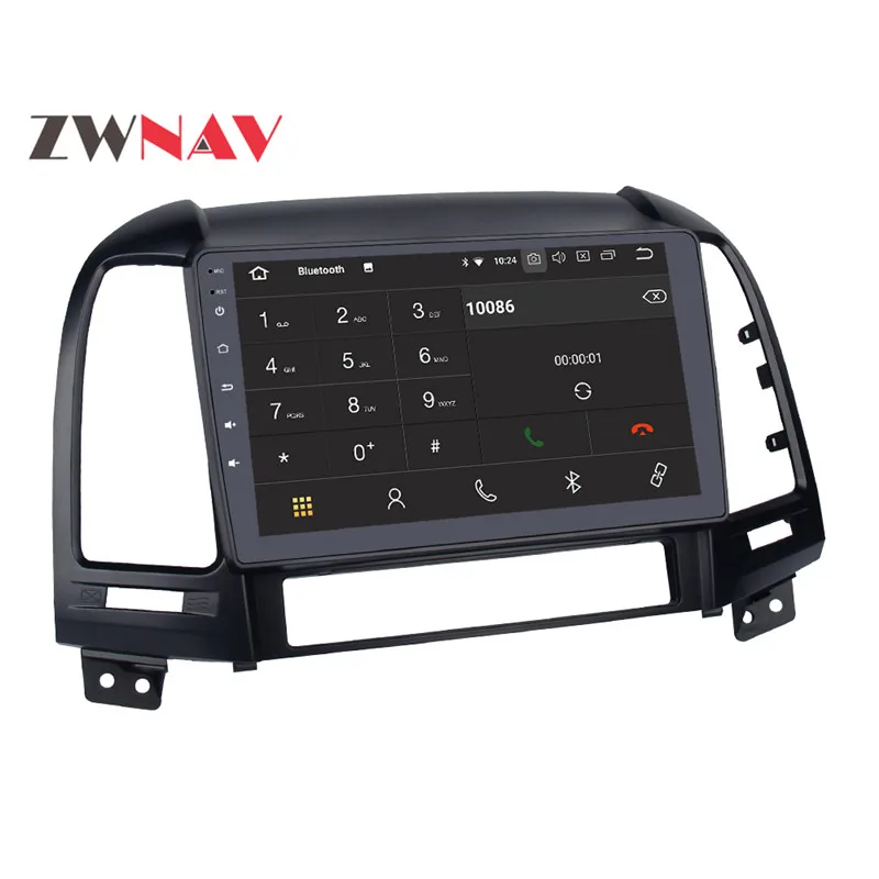 Best Android 8.0 4+32GB 8 Core Car DVD Player GPS Navigation Headunit IPS Screen For Hyundai Santa Fe 2006-2012 Car Radio 2 din 7