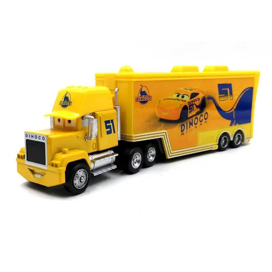 Disney Pixar Cars 2 Toys Lightning McQueen Mack Truck The King 1:55 Diecast Metal Alloy Modle Figures Toys Gifts For Children