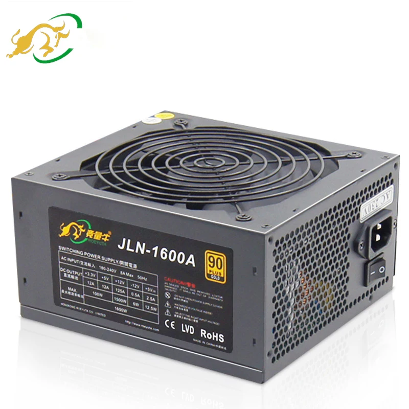Quite 1600W ATX power supply fan simple mining 8 Sata power Supply for Bitcoin miner video card P106 R580 RX 470 RX480 RX 570 Quite 1600W ATX power supply fan simple mining 8 Sata power Supply for Bitcoin miner video card P106 R580 RX 470 RX480 RX 570