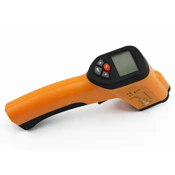 

Professional LCD Non Contact High Temperature Thermometer IR Laser Infrared Thermometer with Aluminum Box HT-6896
