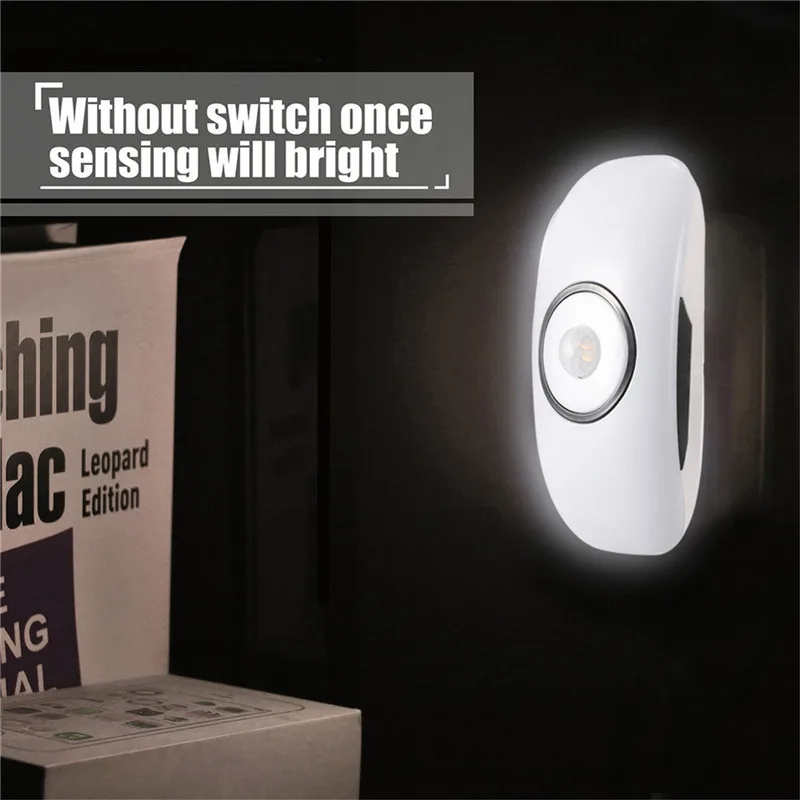 

CHENGYILT Night lamp AC 80-260V Human Body motion sensor light 3.6W 18leds EU/US plug Sensor Night light for Emergency