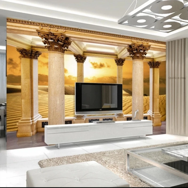 Custom 3D photo wallpaper European luxury palace wallpaper bedroom restaurant living room TV background wallpaper