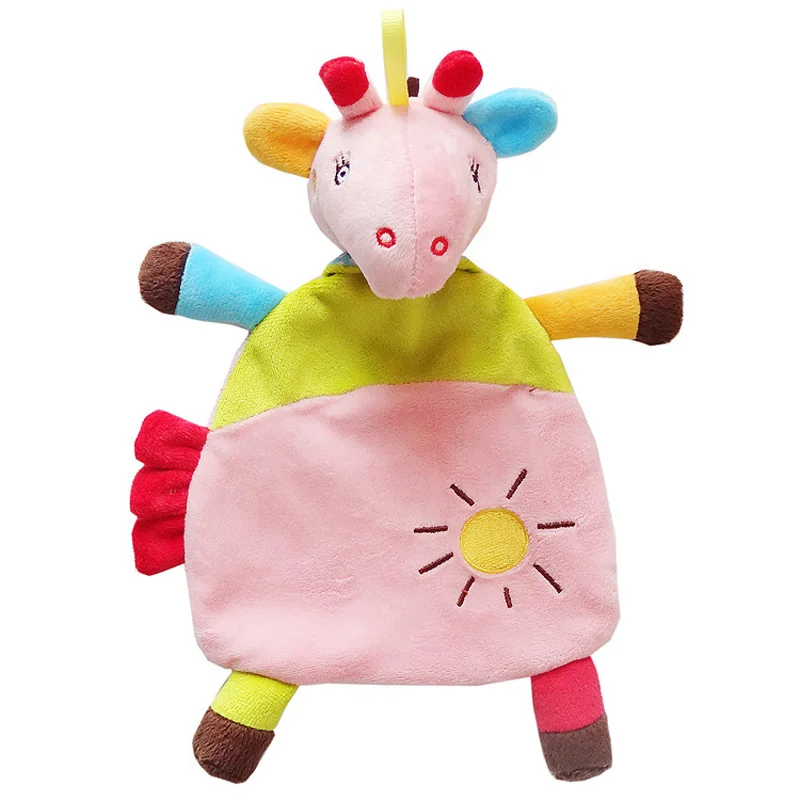 JJOVCE-Soft-Baby-Plush-Handkerchief-Infant-Placate-Towel-Baby-Plush-Toys-Comfort-Towel-Sleep-Appease-Baby-Sensory-Development-07