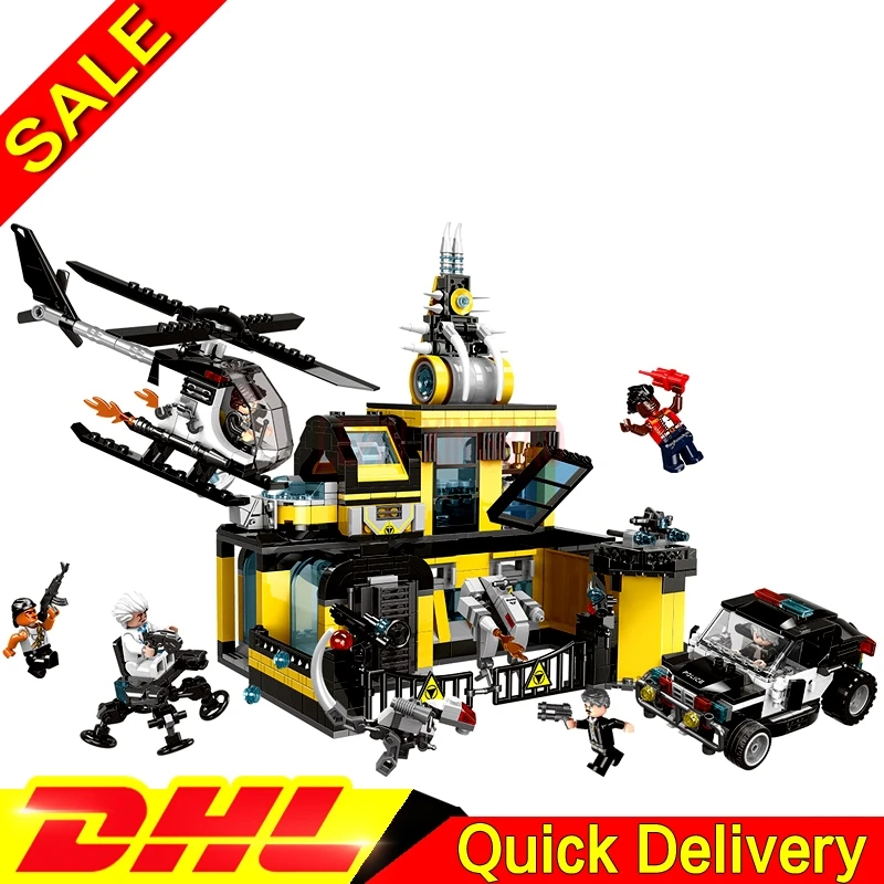

XINGBAO 10006 City Police Series Stop The Assault Institute Set Building Blocks Bricks Kids Toys Christmas Birthday Gifts Model
