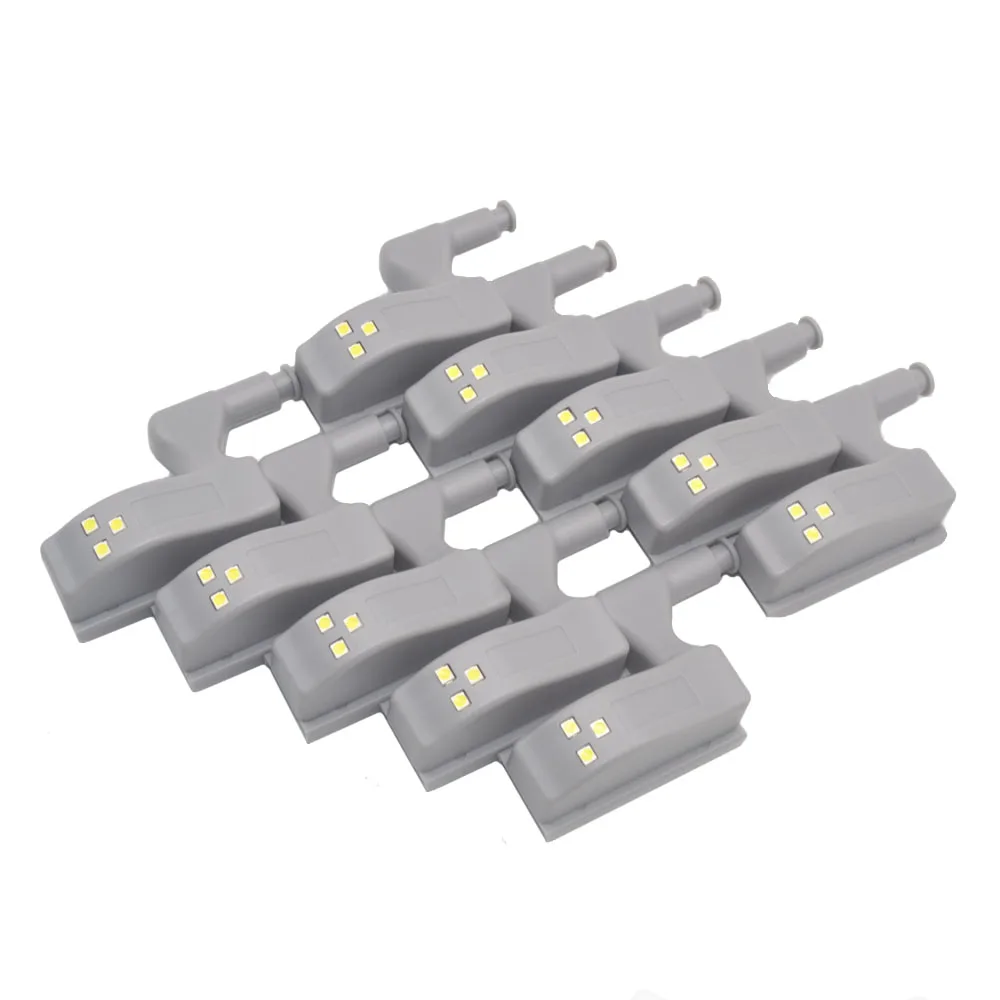 

10Pcs Universal Door Hinge Light kitchen LED under cabinet lamp for Cupboard Closet Wardrobe Indoor Home Bulb Night Lighting