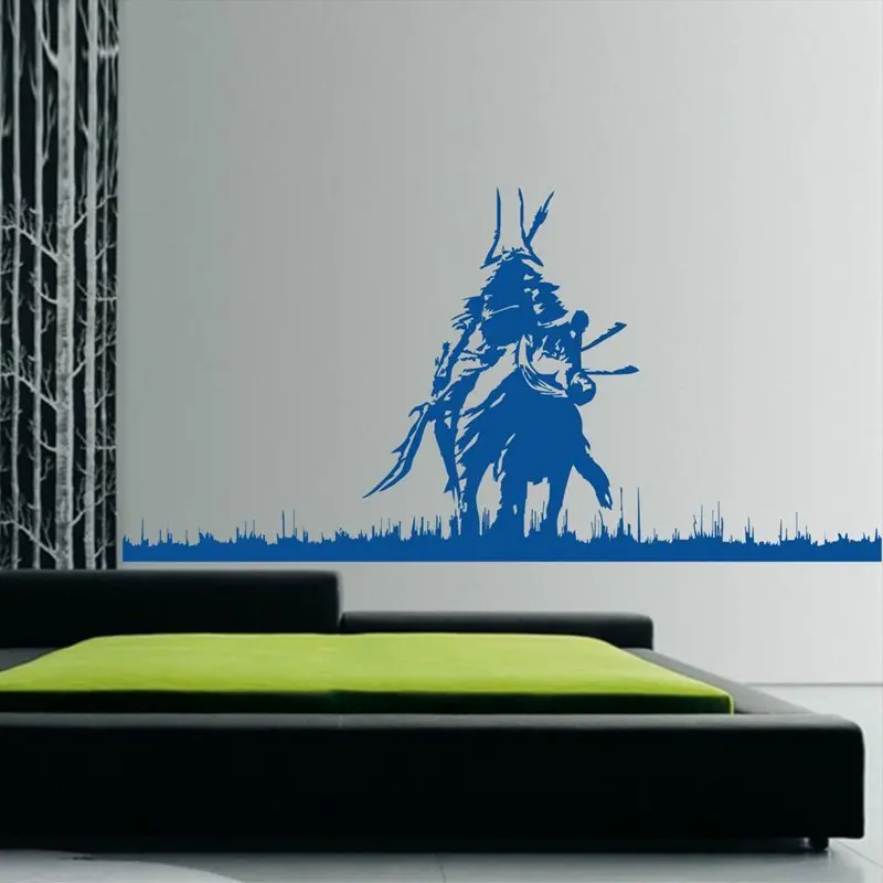 DCTAL Kendo Sticker Samurai Decal Japan Ninja Poster Vinyl Art Wall Decals Pegatina Quadro Parede Decor Mural Kendo 1036 Sticker