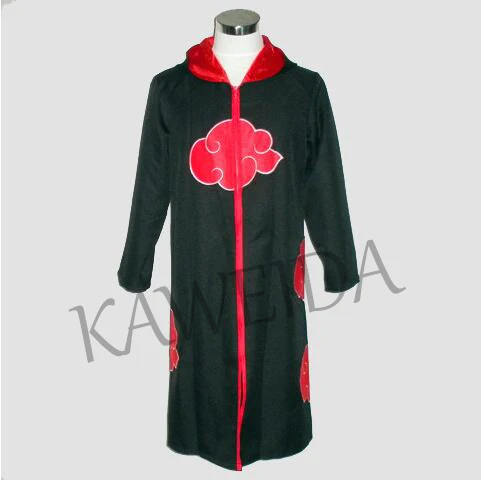 Akatsuki Cloak Hoodie Naruto Uchiha Itachi Anime Cosplay Costume - Naruto image 5