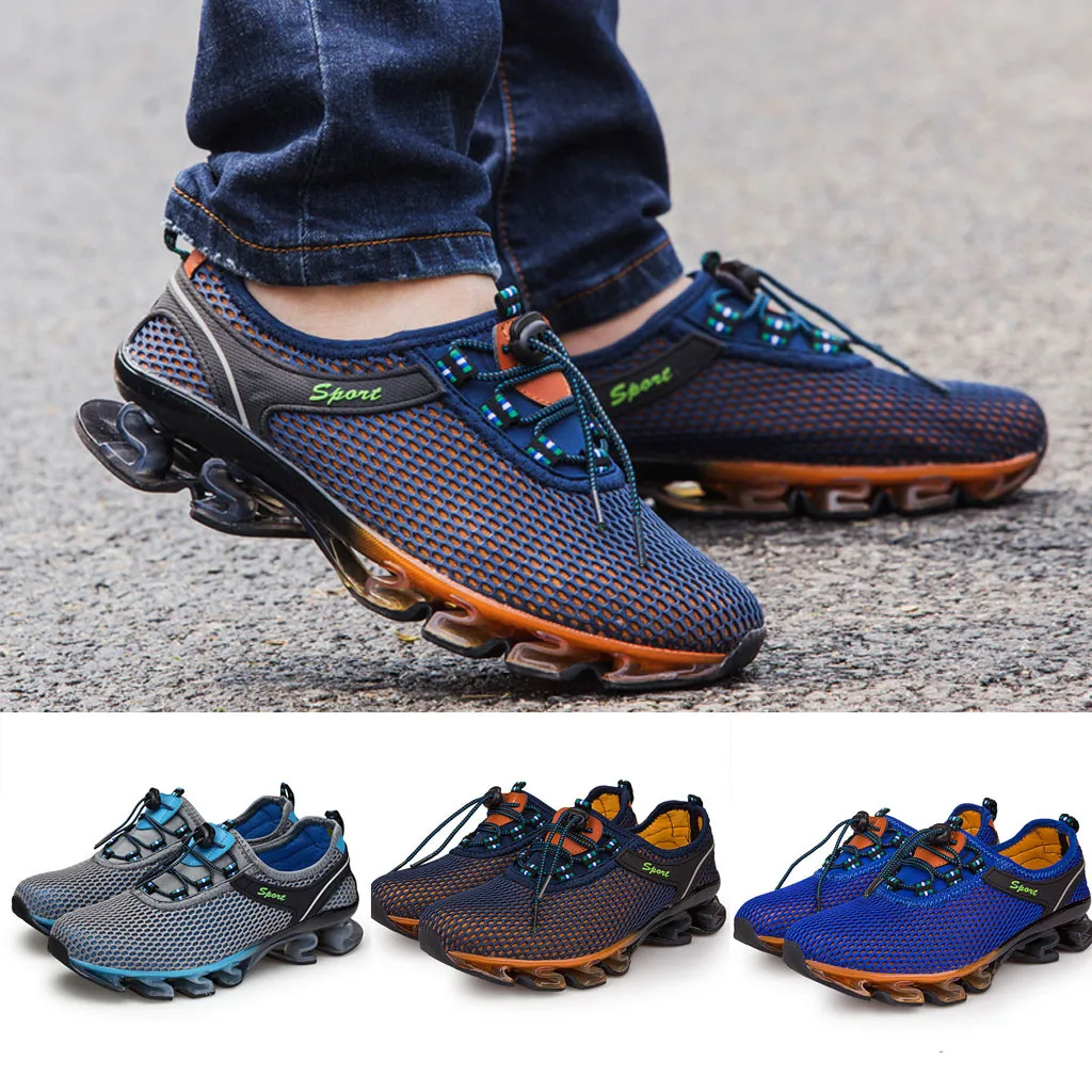 

2019 Men Mesh Casual Cycling Shoes Summer Adult Breathable Light Quality Outdoor Cycling Men Shoes Fashion Sneakers