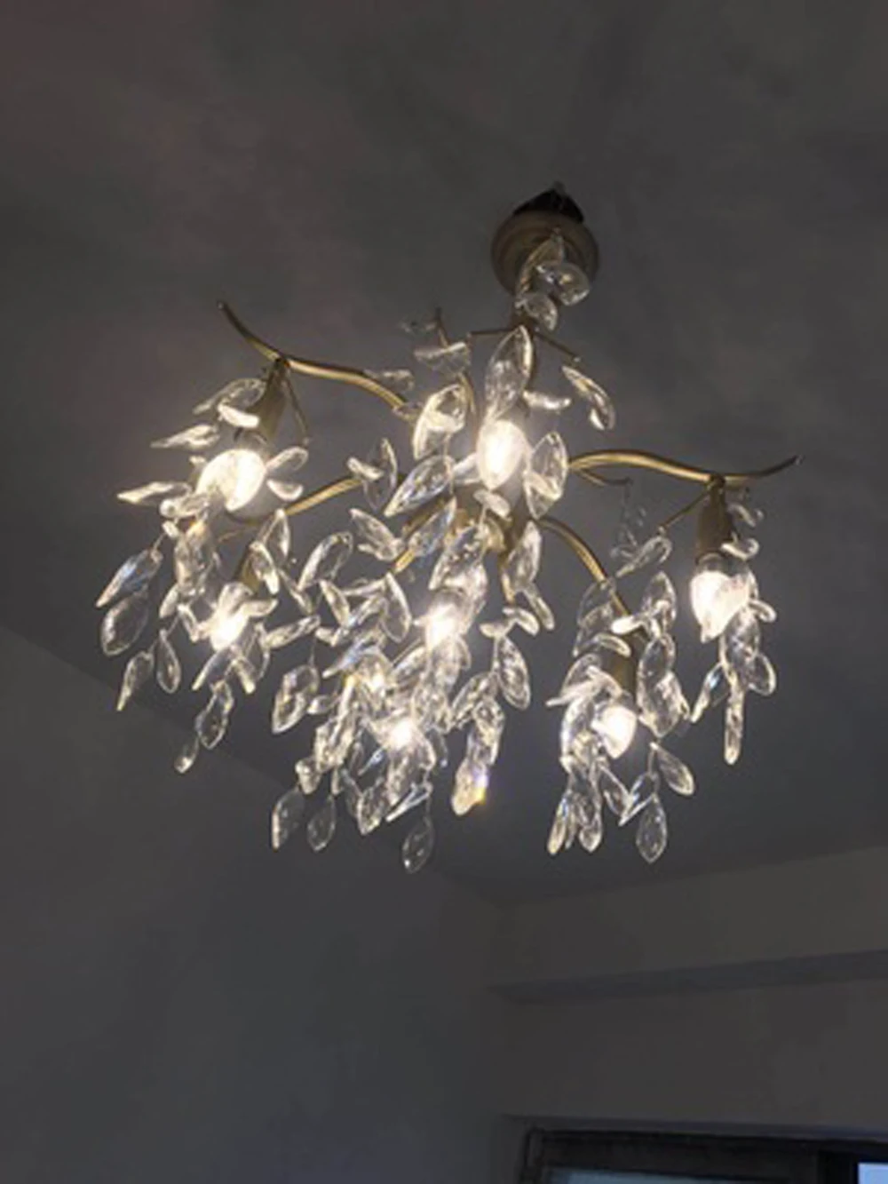 Дизайн роскошная хрустальная люстра Светодиодный светильник AC110V 220v lustre cristal столовая гостиная hanglamp