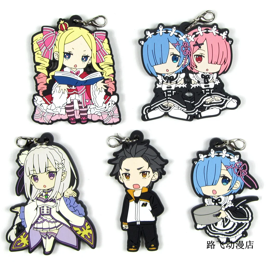 Экшн фигурка Subaru Re: жизнь в другом мире от нуля Rem Ram Emilia Natsuki модель аниме