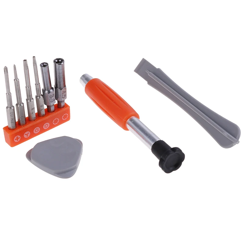 

8PCS/Set HUXUAN New Repair Tool Security Bit Steel Kit Phillips,2.0 Tri-wing,3.8mm,4.5mm Screwdriver,Triangle Paddle,T6,T8