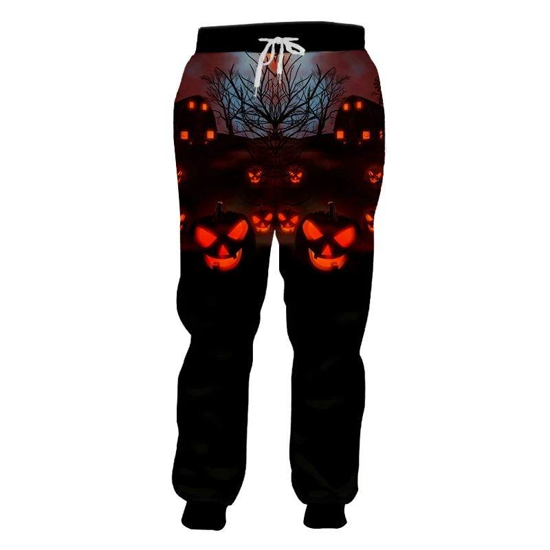 CJLM de chándal para pantalón estampado 3D de calabaza y ojos rojos, de calidad, feliz Halloween, gran oferta| Pantalones deportivos| - AliExpress