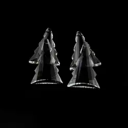 50-76 мм Прозрачное Дерево Форма кристаллы части для люстры, лампы стеклянные подвесные Подвески, хрустальные бусины занавески аксессуары