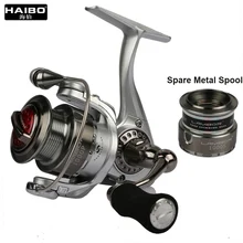 Бренд Haibo ламбор приманка Рыболовная катушка 10S 20S металлическая спиннинговая Рыболовная катушка с запасной катушкой Максимальное сопротивление 6,5 кг 5,2: 1 морская катушка