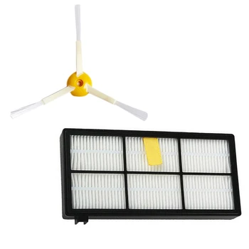 

6 Pack Side Brushes Debris Extractor Hepa Filter For Irobot Roomba 980 960 800 860 880 For Irobot Roomba Accessories