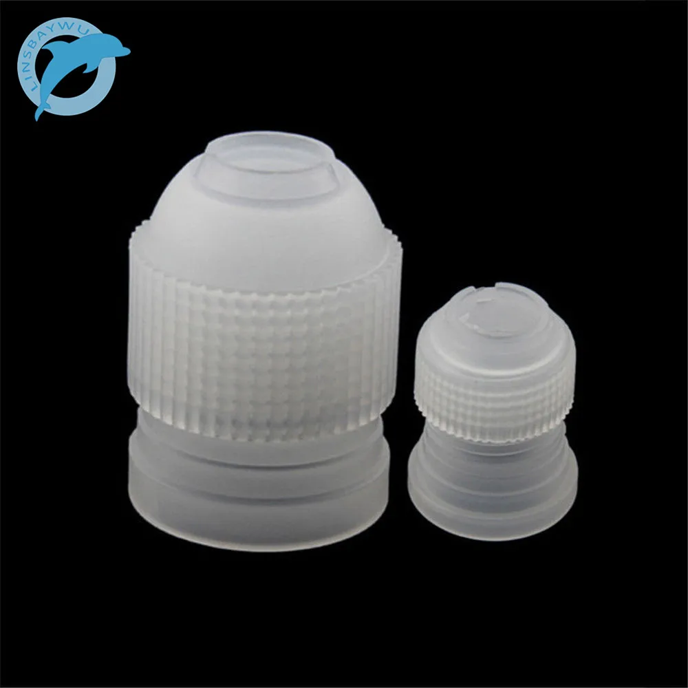 

LINSBAYWU 1PC Small/Large Cake Nozzle Coupler Adaptor Icing Piping Nozzle Tip Bag Cake Mold Pastry Decor
