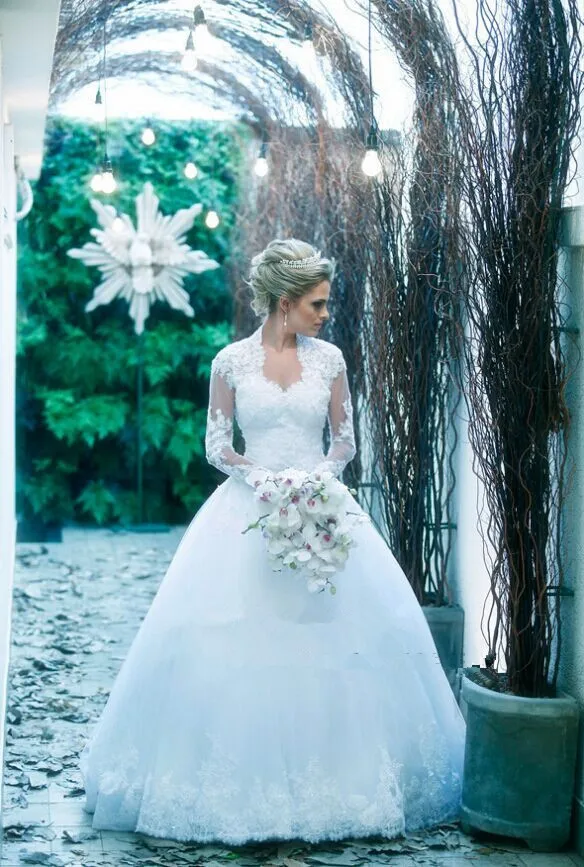 Elegante Witte Twee Delige Trouwjurk 2016 Louisvuigon jas Lange Mouwen Lace Bruidsjurk Sweep Trein Rits Bruid Jurken Elegante Witte Twee Delige Trouwjurk 2016 Louisvuigon jas Lange Mouwen Lace Bruidsjurk Sweep Trein Rits Bruid Jurken